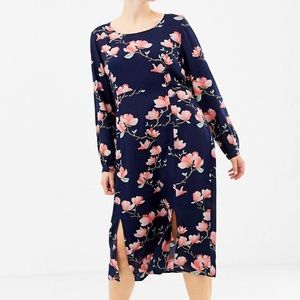 Floral Printed Midi Dress